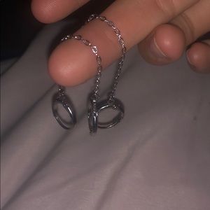 Chain earrings